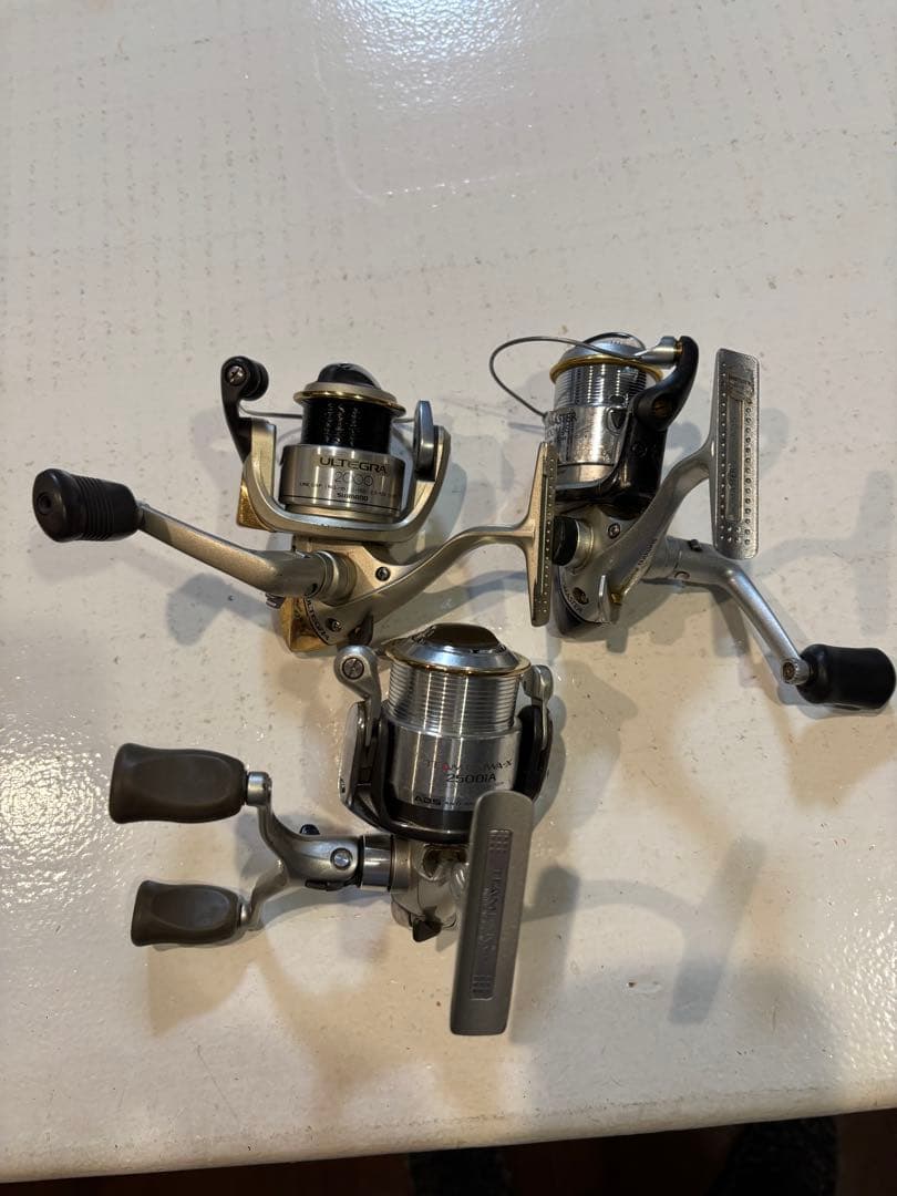スピニングリール3台セット シマノ ダイワ DAIWA