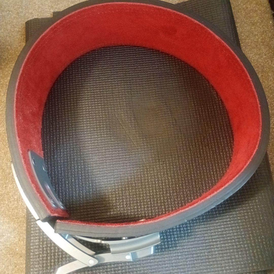 SBD トレーニング・パワーベルト レッドブラック