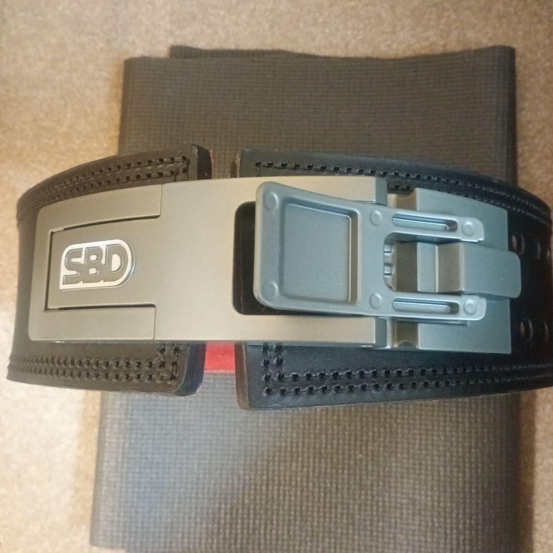 SBD トレーニング・パワーベルト レッドブラック