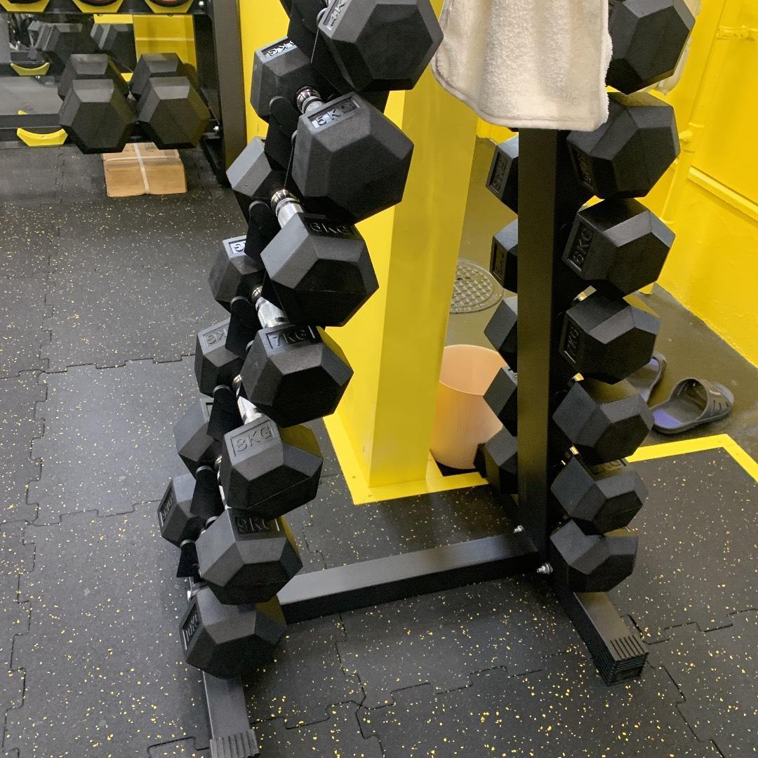 ヘックスダンベル1kg から10kg ラックは別売り