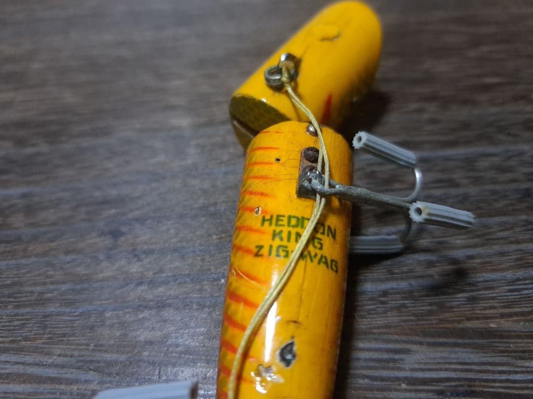 ヘドン　HEDDON　KING ZIG-WAG　テディベア　グラスアイ