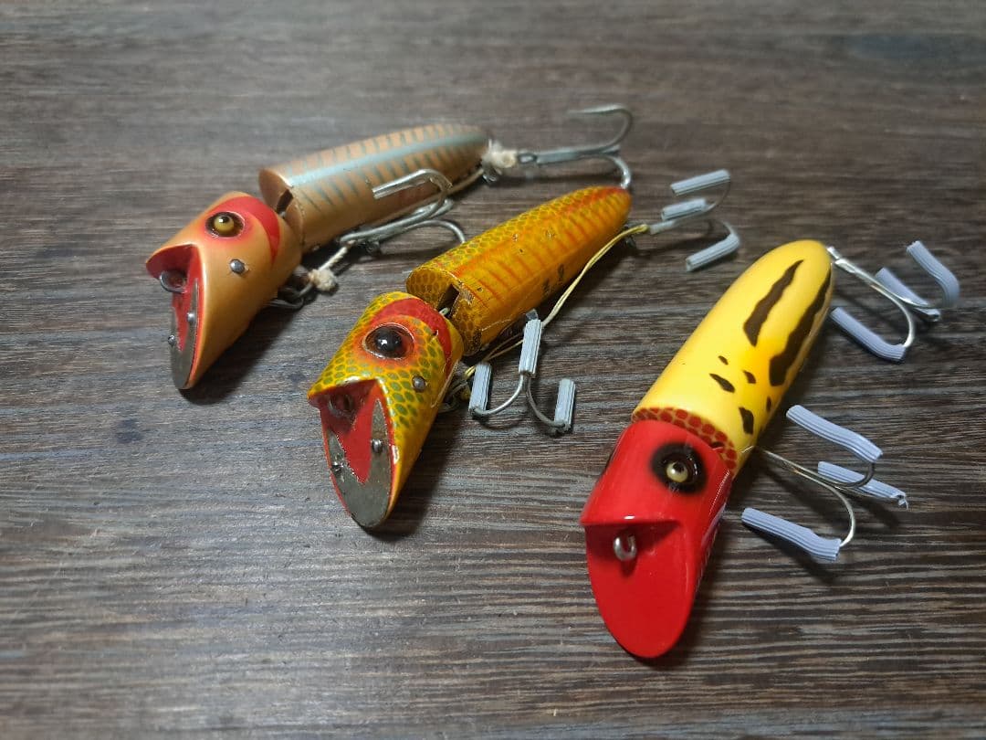 ヘドン　HEDDON　KING ZIG-WAG　テディベア　グラスアイ