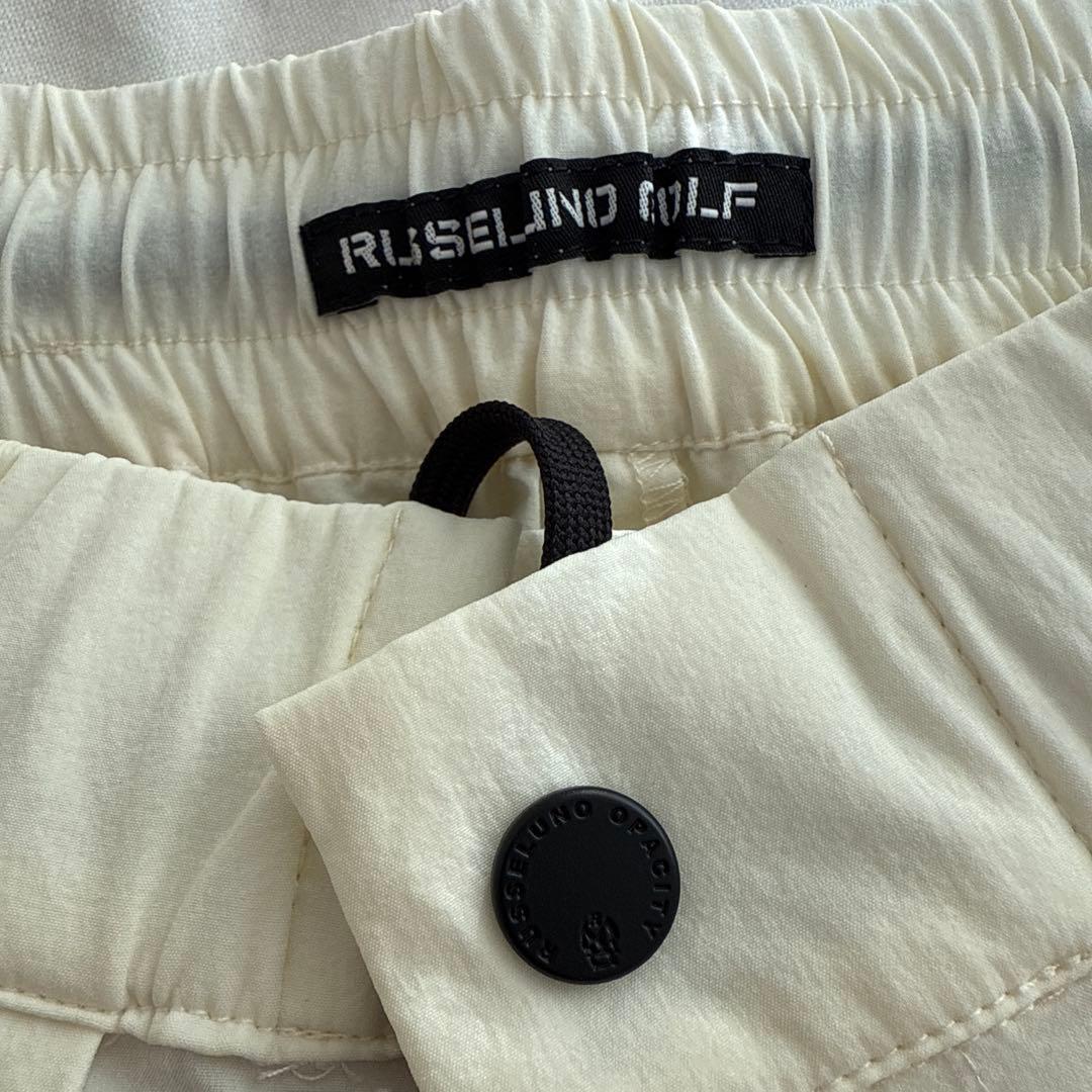 ラッセルノ　ジョガーパンツ　白　オフホワイト　アイボリー　4 M 春夏　ドライ