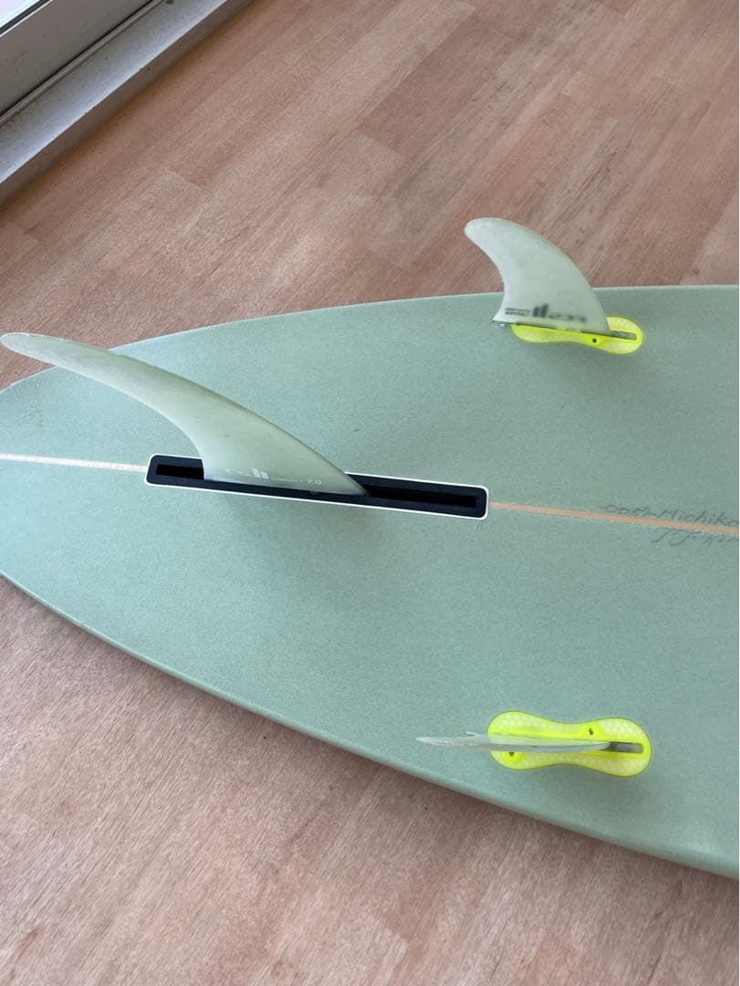 ロングボード サーフボード 緑 約270cm / 8.9