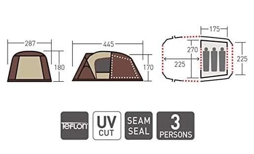 チ*ラ様 ogawa オガワ ロッジドーム型テント ティエラ リンド 2761