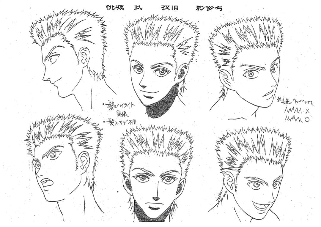 テニスの王子様　設定資料　281枚