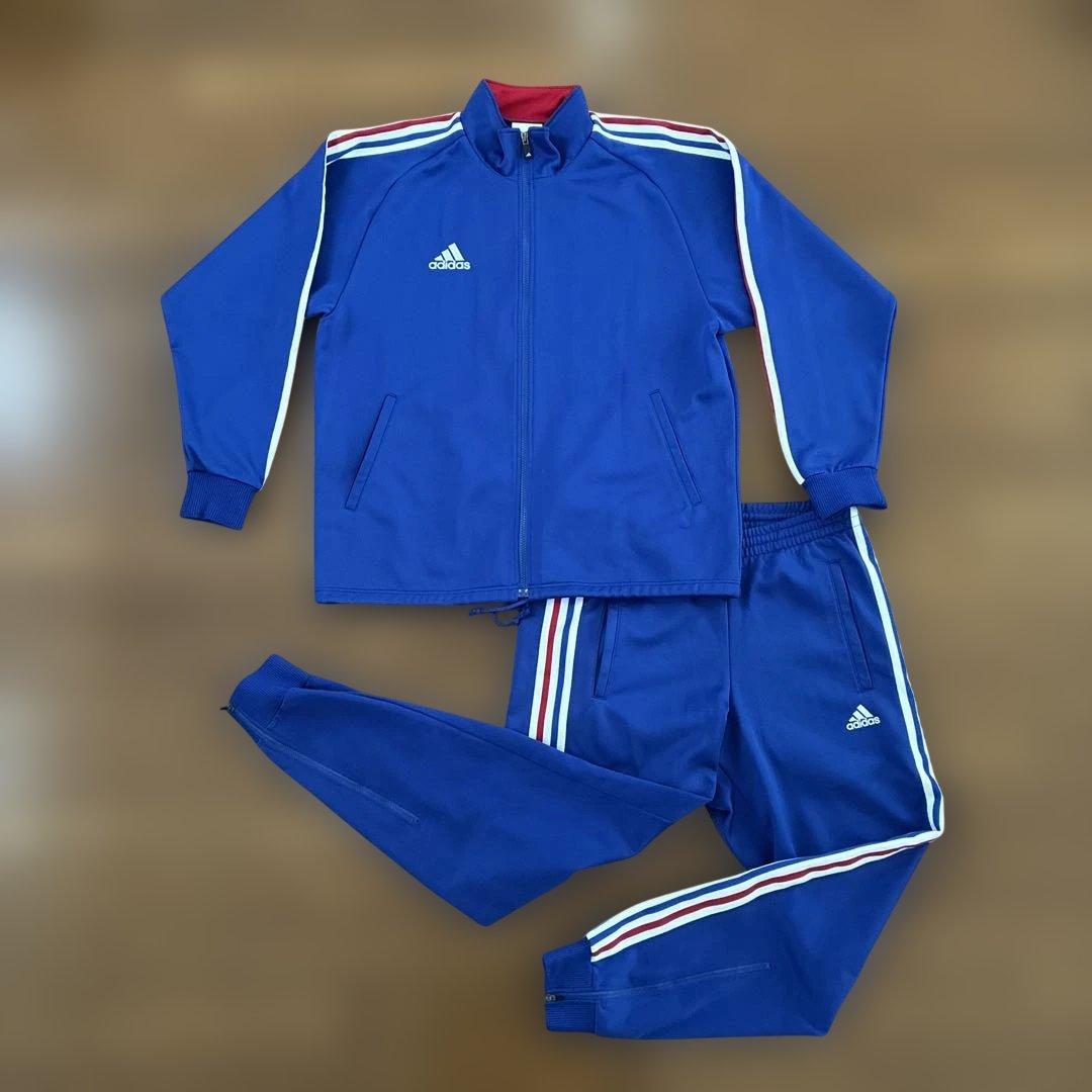 美品 日本製 90' 国旗タグ アディダス ジャージ セットアップ