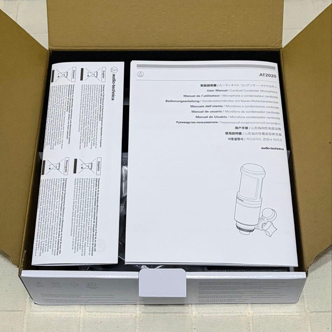 audio-technica AT2020 コンデンサーマイク 【新品・未使用】