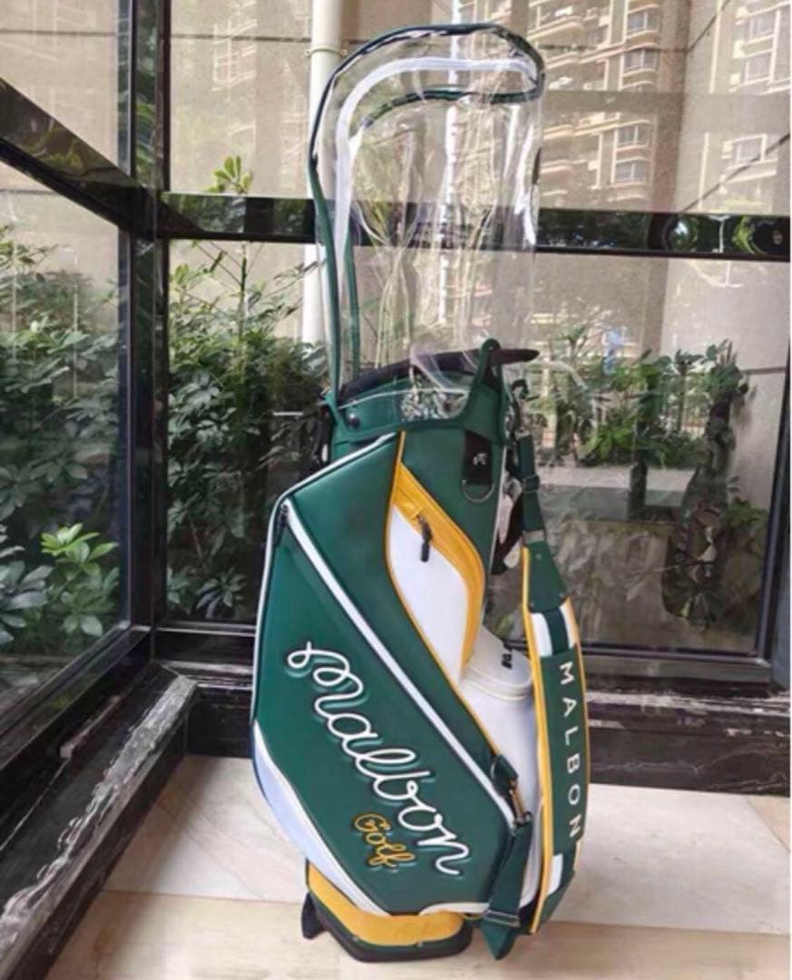 マルボン新作MALBONゴルフバッグ キャディバッグ スタンド型バッグ グリーン
