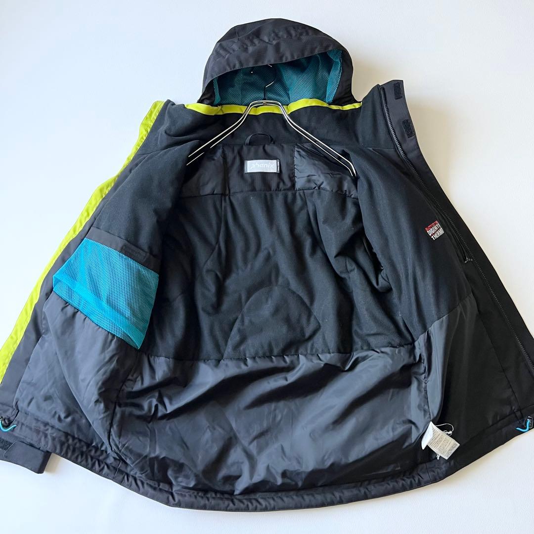 3269【美品】フェニックス　ジャケット パンツ 上下セット 黒　黄　M