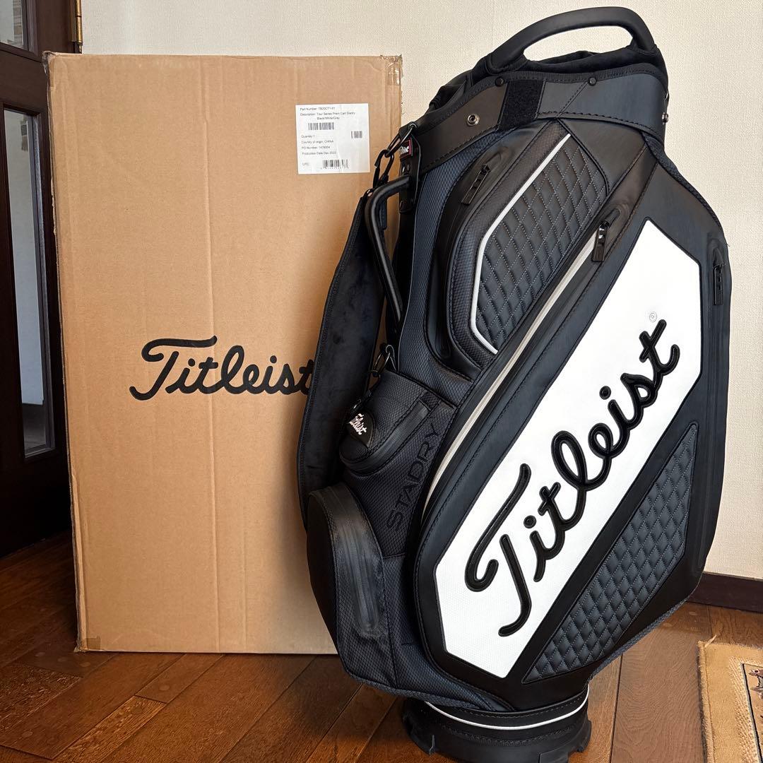 Titleistプレミアム　キャディバッグ　15分割　カートバッグ