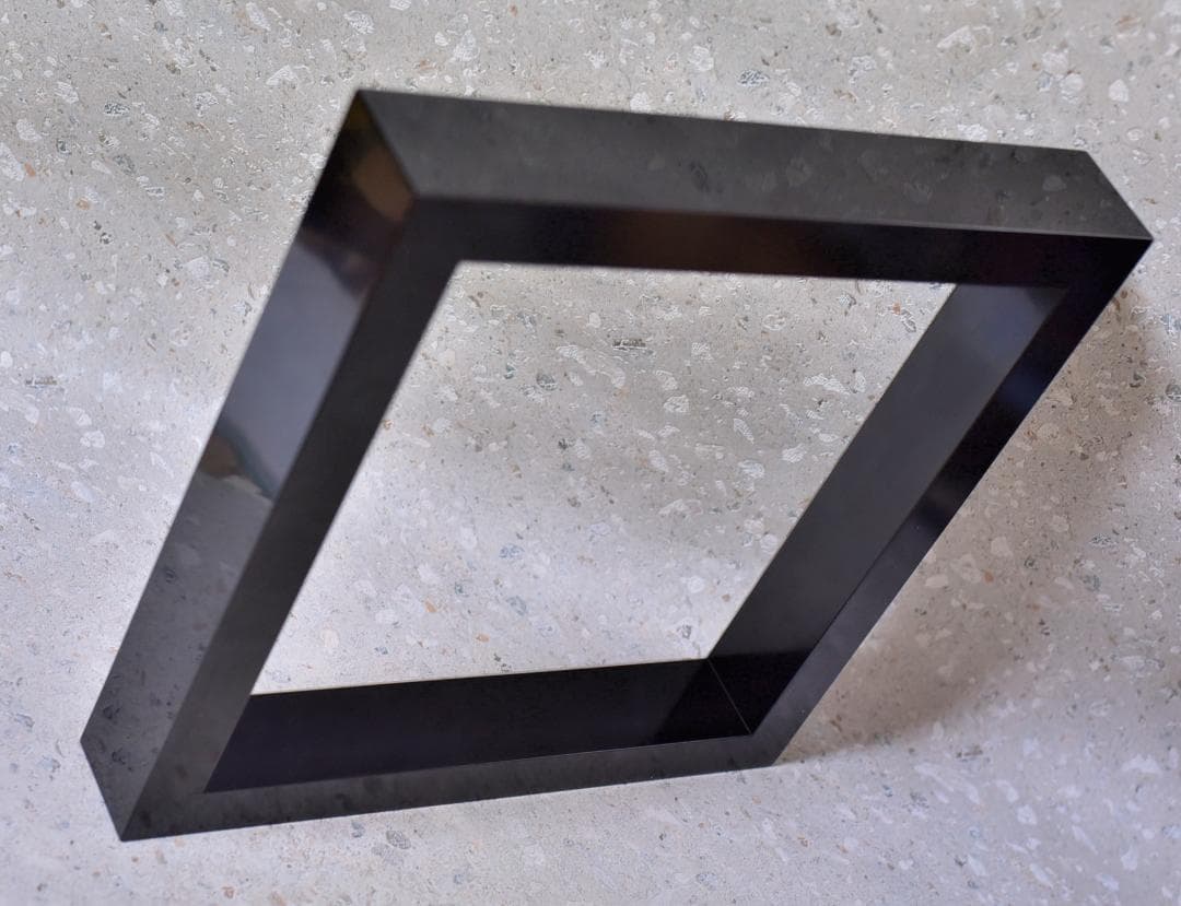 真塗炉縁＆真塗敷板2点【極上品】　囲炉裏/共箱　お茶道具