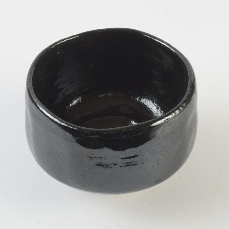 茶道具　楽吉左衛門　黒楽茶碗　共箱　V　9801