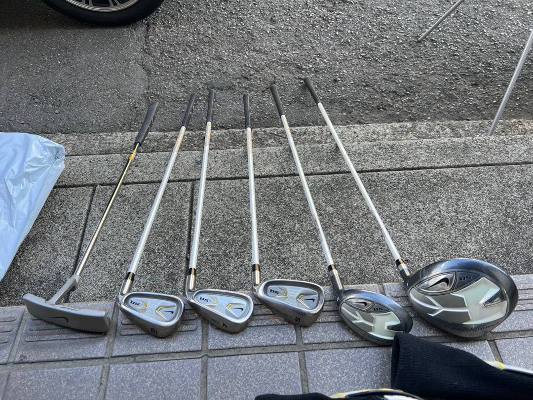 NIKE SQ ナイキ ジュニア ゴルフ セット 6本+1本子供 キッズ