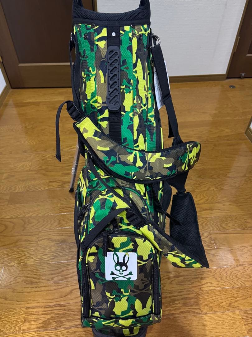 PSYCHO BUNNY 迷彩スタンドバッグ
