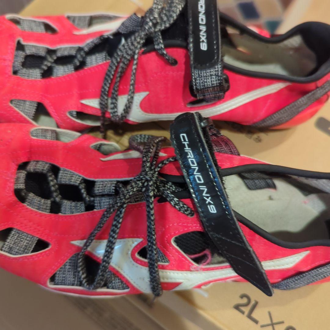 ミズノChrono IX 9 陸上競技用スパイクシューズ レッド