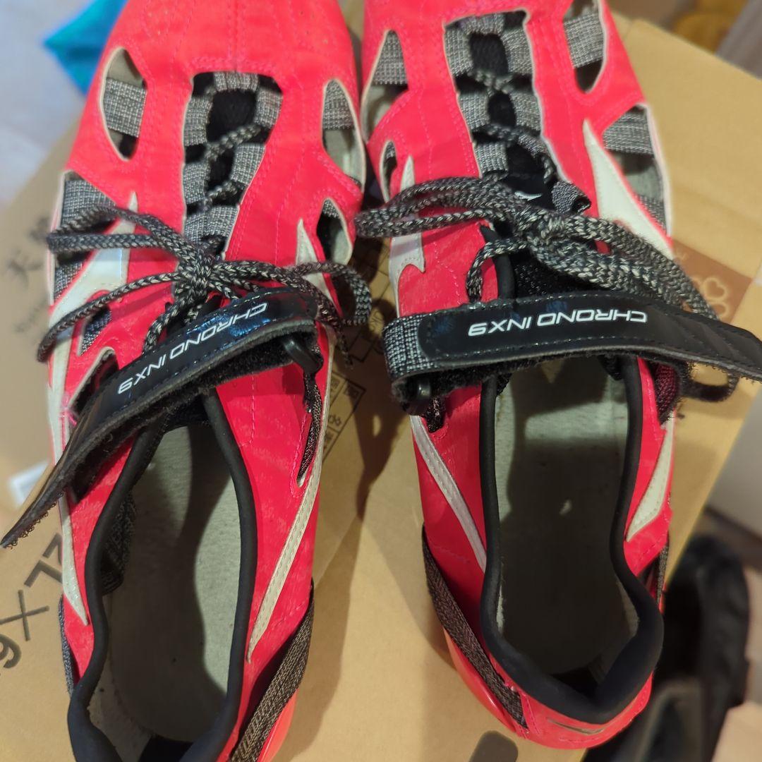 ミズノChrono IX 9 陸上競技用スパイクシューズ レッド