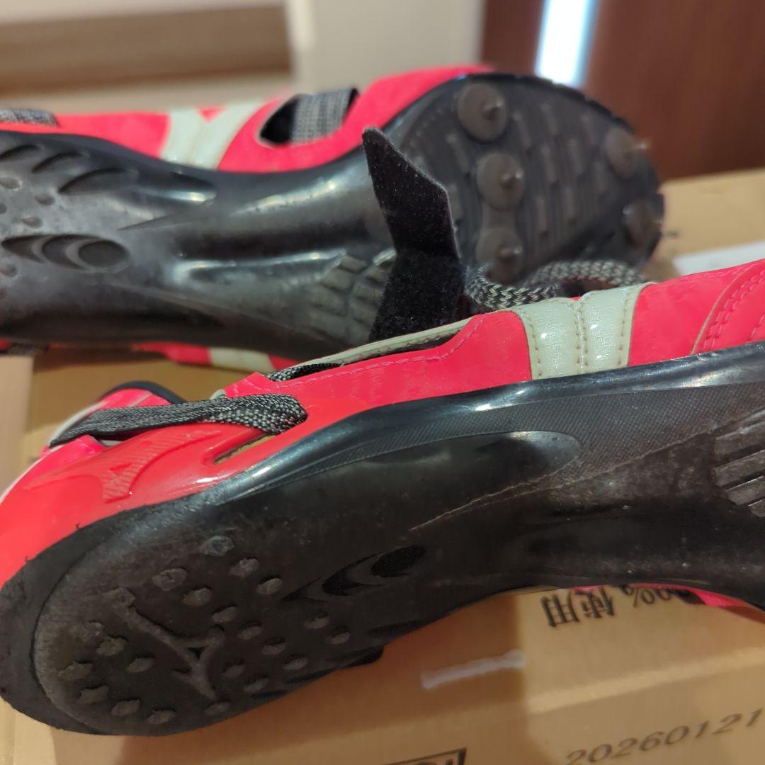 ミズノChrono IX 9 陸上競技用スパイクシューズ レッド