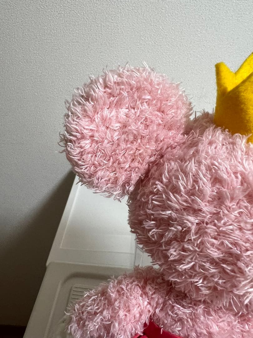 ミニークチュールのぬいぐるみMサイズ 、2th ハッピーバースデー、王冠付き