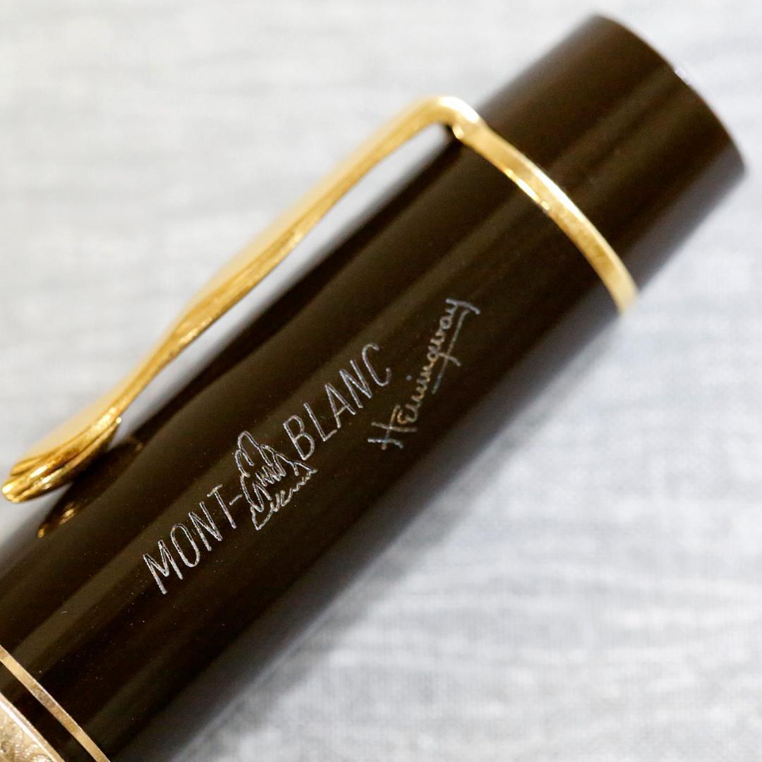【レア 送料込み】モンブラン 万年筆　ヘミングウェイ　作家シリーズ １９９２年