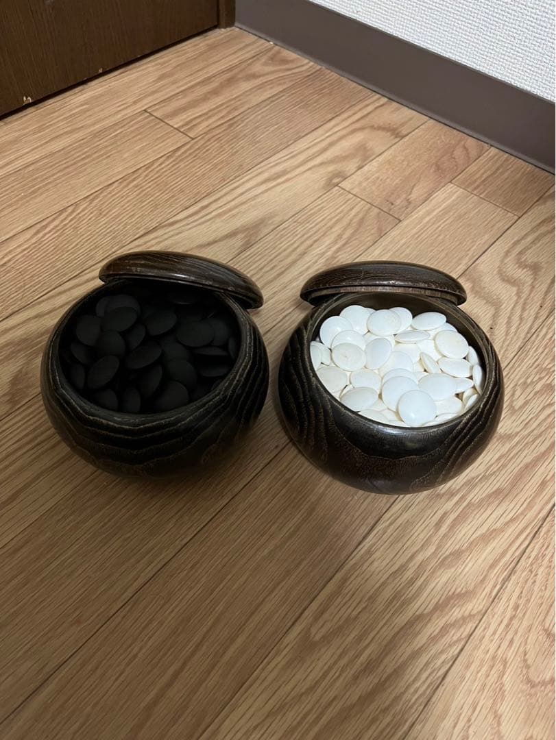 〈❣️セット売り❣️〉 足付き 囲碁盤＆石セット