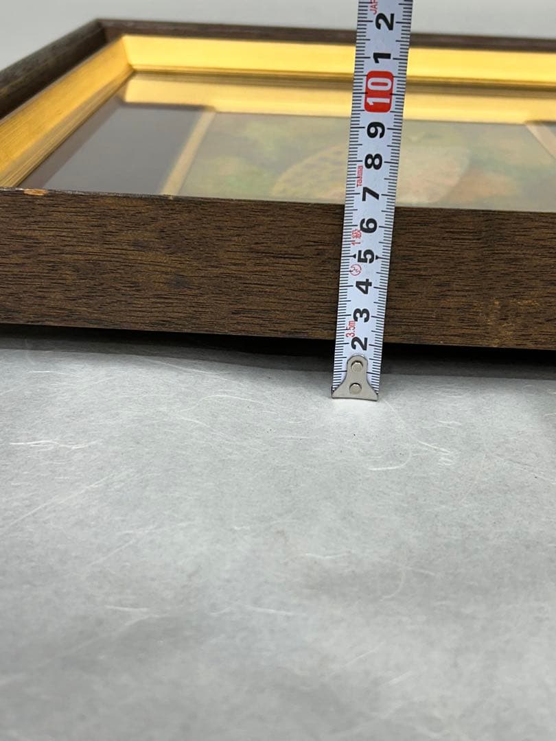 ふくろう　西村雄一　絵画　油彩画　額 美術品