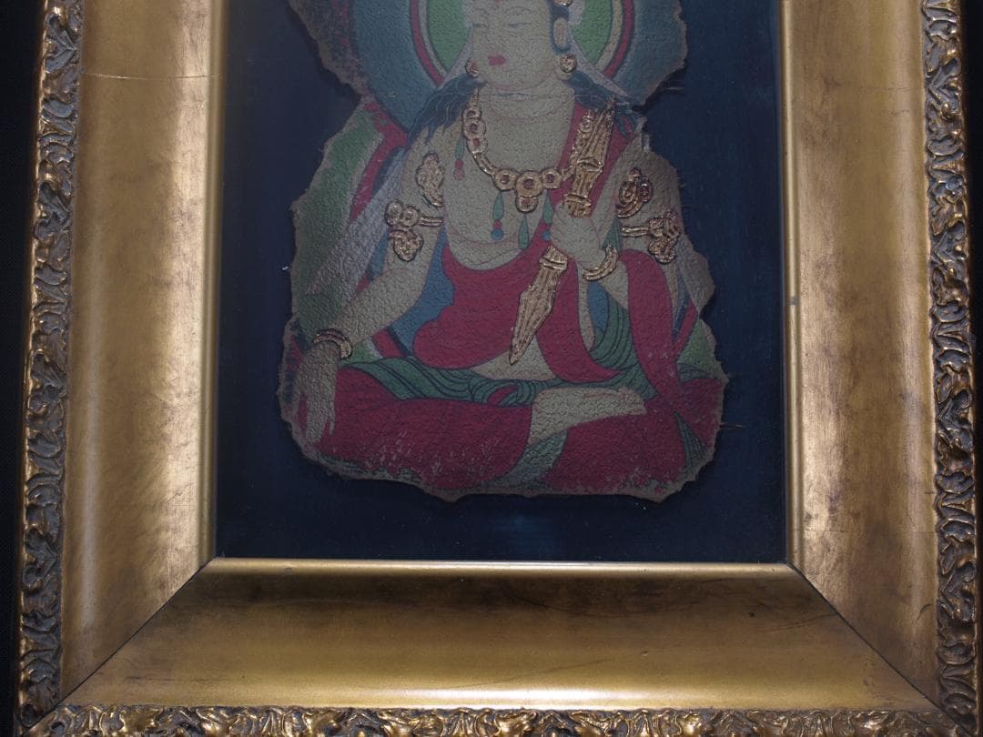 中国の壁画　戦時のもの　人物図　貴重品 古美術 AK1885A7-2