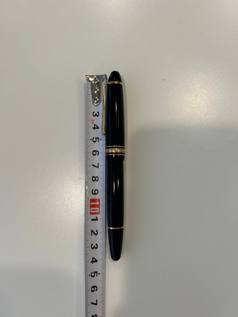 モンブラン 万年筆 黒 金ペン先