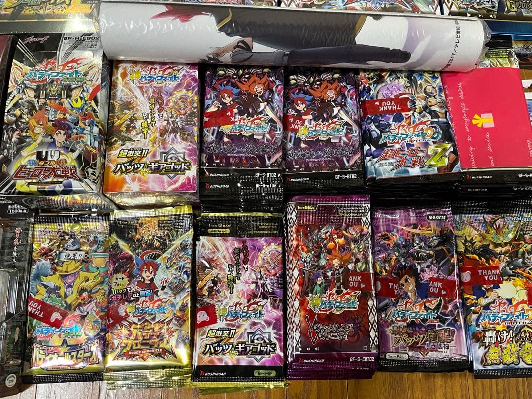 バディファイト　引退品、未開封パック、box　まとめ売り