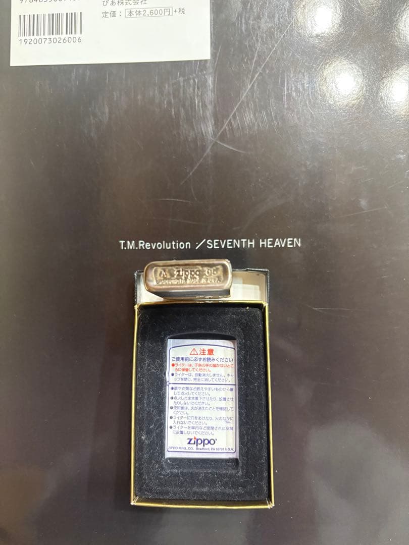 TMレボリューション写真集とジッポライター