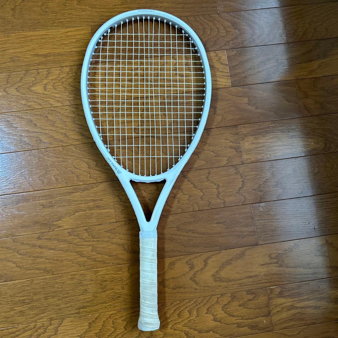 Prince EMBLEM ホワイト テニスラケット　　　120 グリップ2