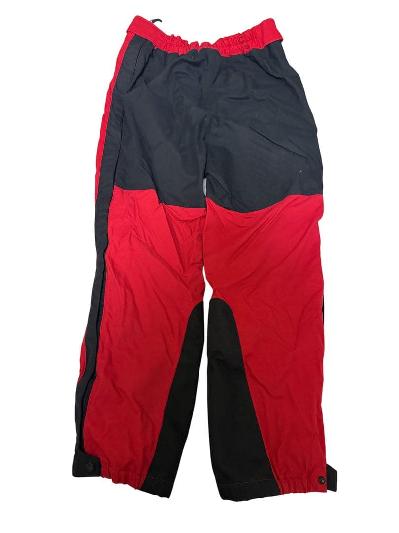 The North Face スノーボードパンツ レッド/ブラック　90s