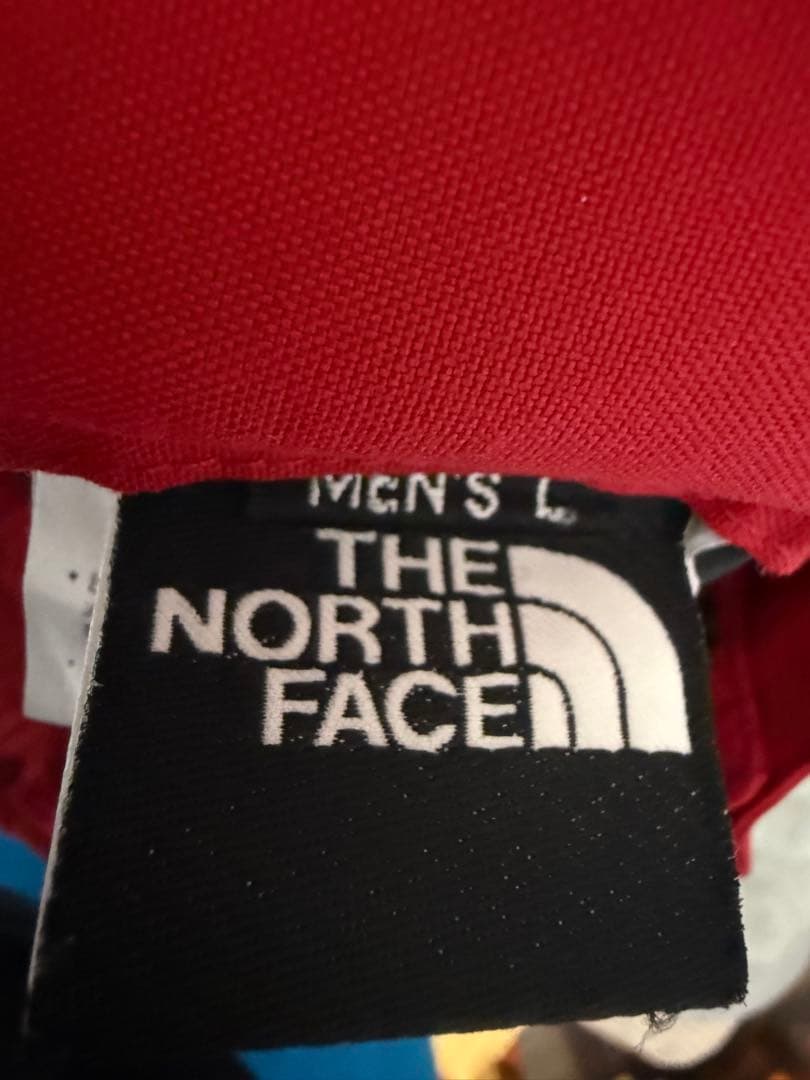 The North Face スノーボードパンツ レッド/ブラック　90s