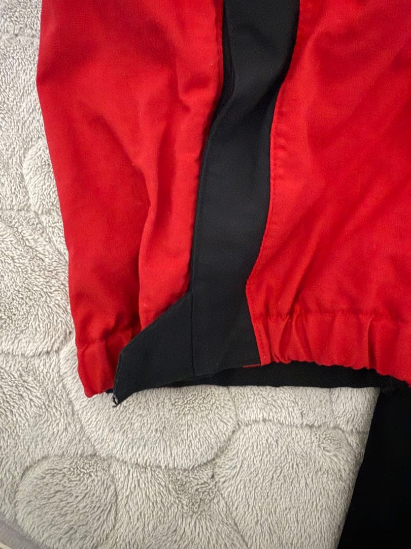 The North Face スノーボードパンツ レッド/ブラック　90s