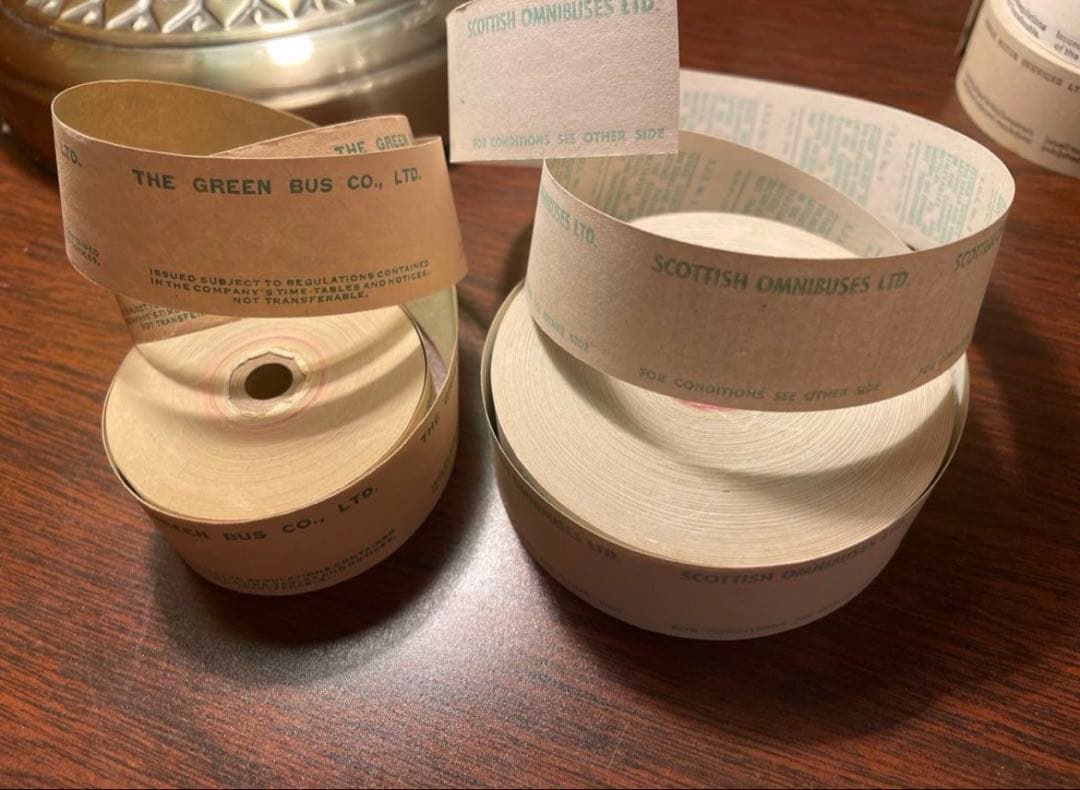 専用ページ　海外　レアロールチケットヴィンテージ　チケット