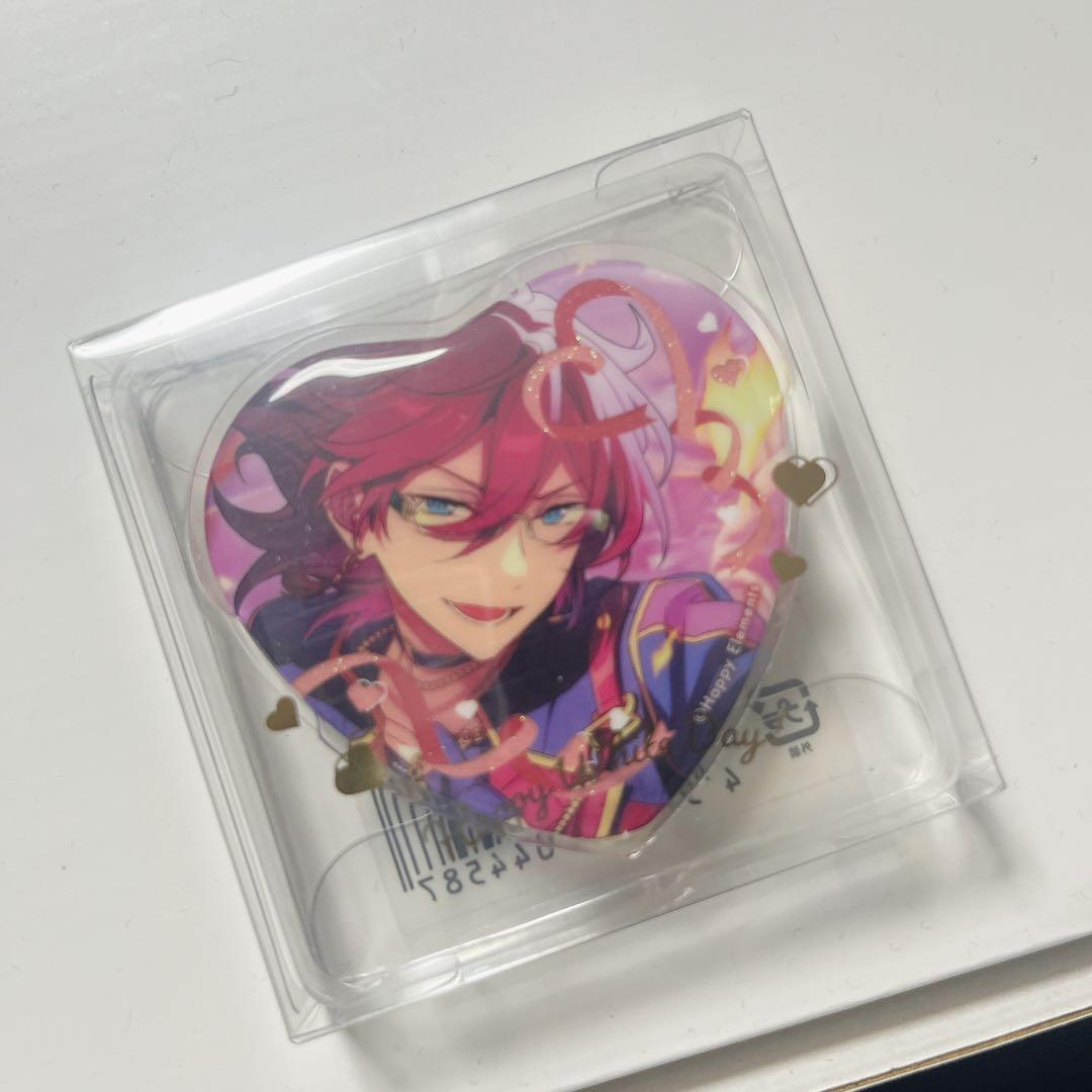 七種茨 ホワイトデー ハート缶バッジ 40個