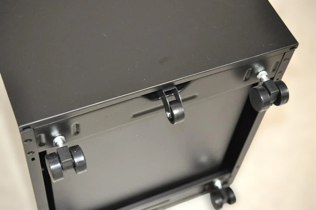 デスクワゴン 3段 シリンダー錠 鍵付き HK187⑤