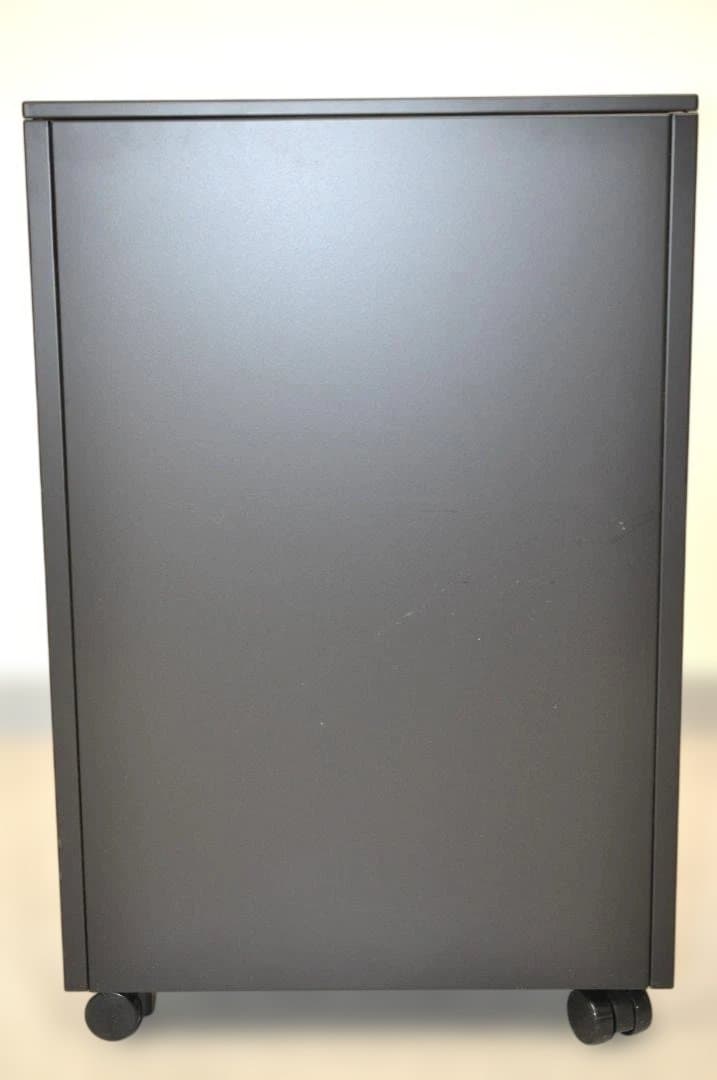 デスクワゴン 3段 シリンダー錠 鍵付き HK187⑤