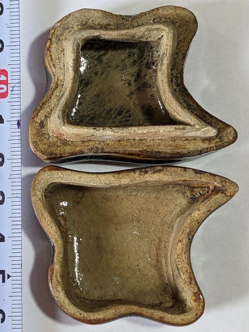 ♦野々村仁清？ 瀬戸釉 三足 香合 江戸時代 コレクション 骨董品 アンティーク