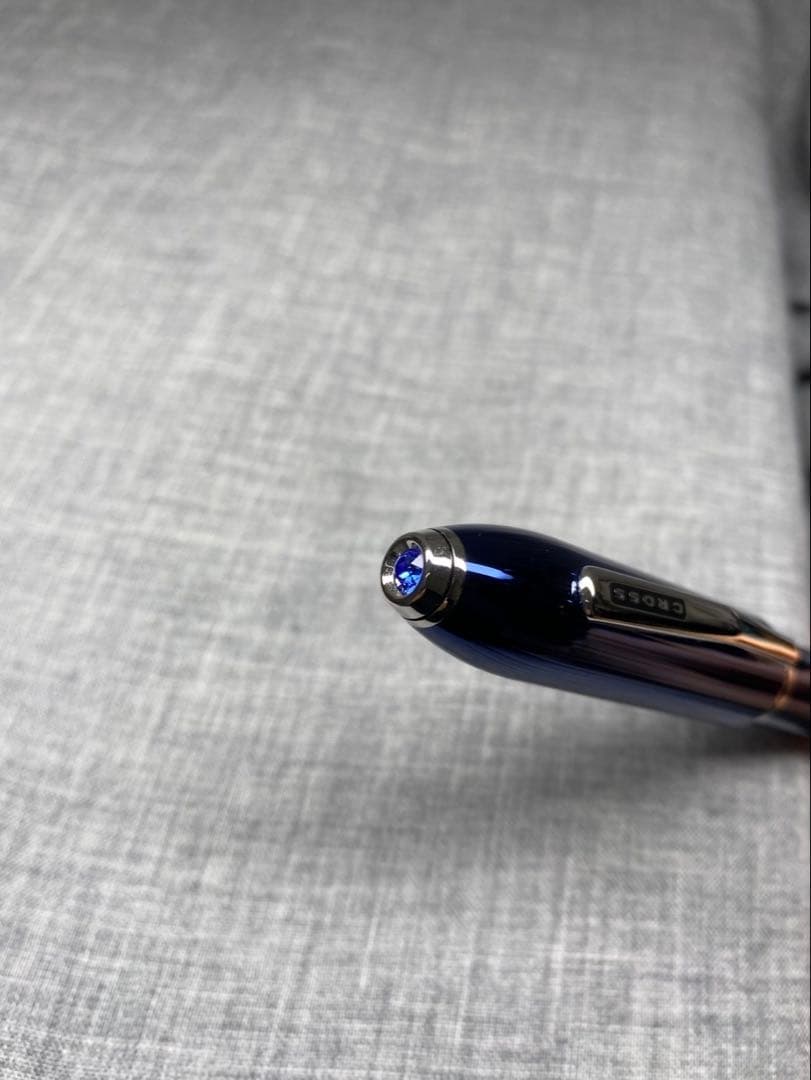 CROSS　クロス ボールペン ピアレス125 トランスルーセントクォーツブルー