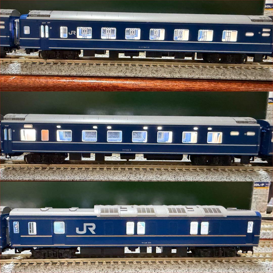 【室内灯有】KATO10-881,882 日本海11両＋EF81トワイライト色