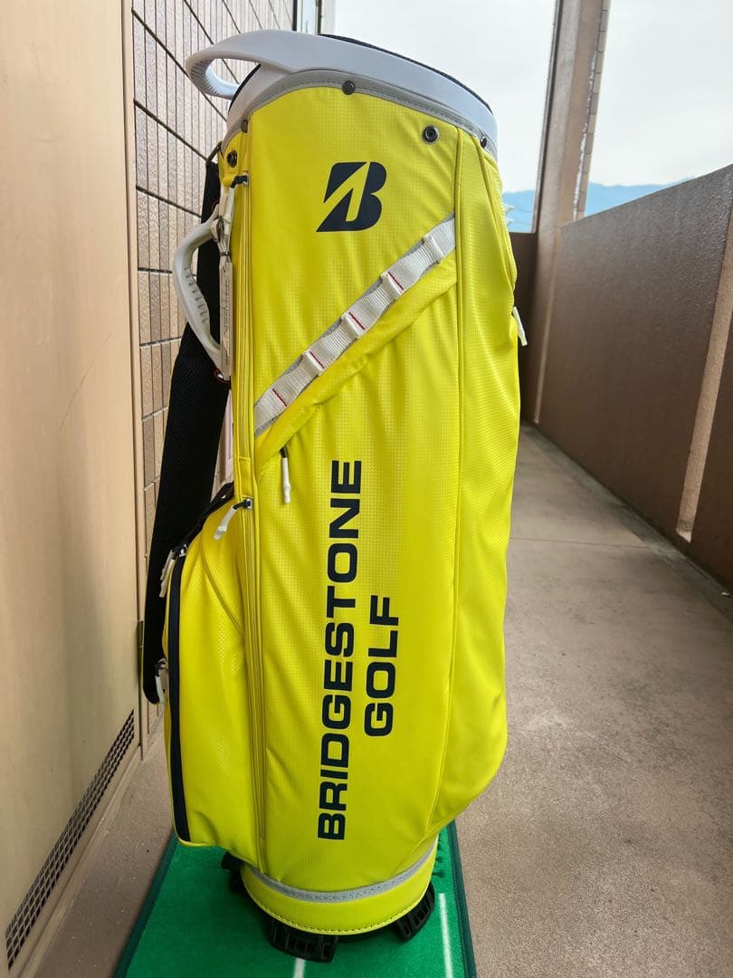 BRIDGESTONE GOLF キャディバッグ イエロー