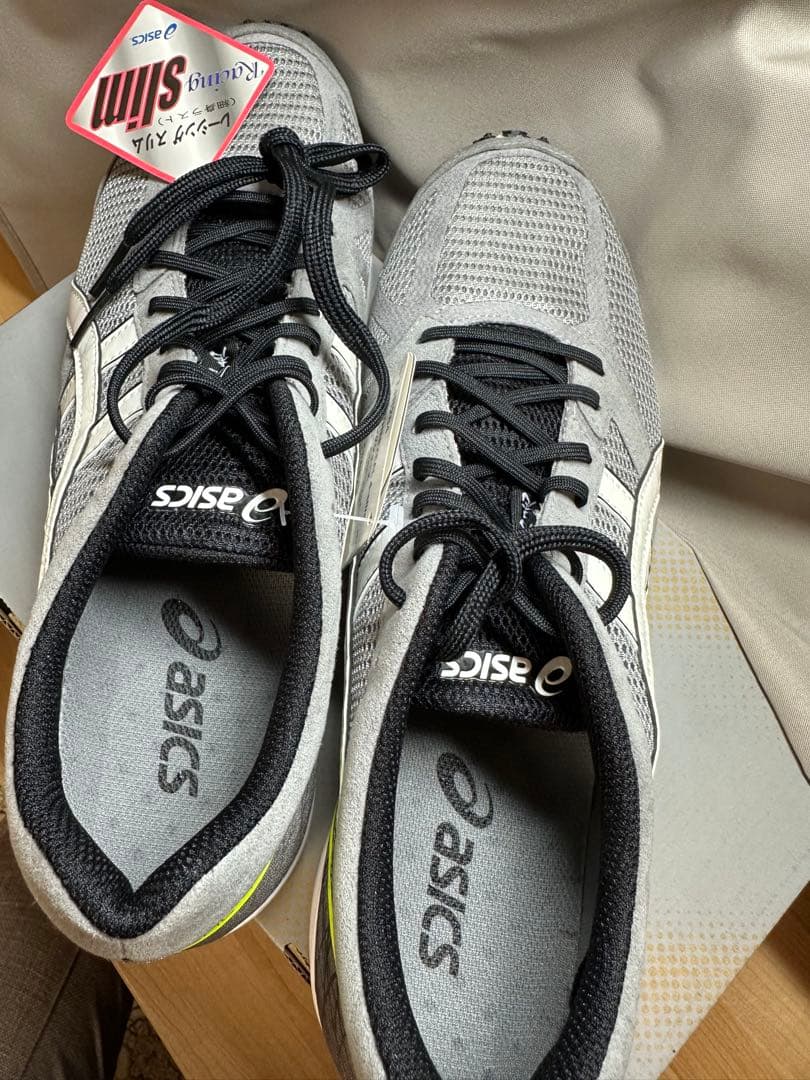 値下げ新品未使用アシックス　ターサージール4スリム　27.5