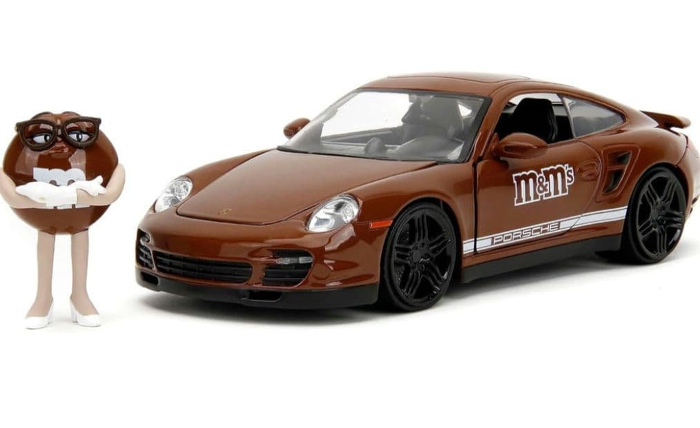 Jada Toys 2007 ポルシェ911ターボウィズブラウン・ティ フィギア