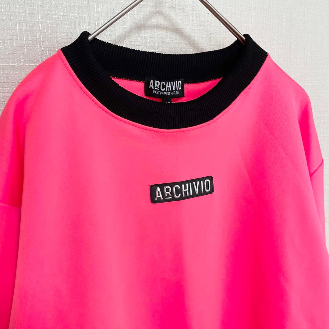 ARCHIVIO アルチビオ ゴルフウェア トップス ネオンピンク スポーツ