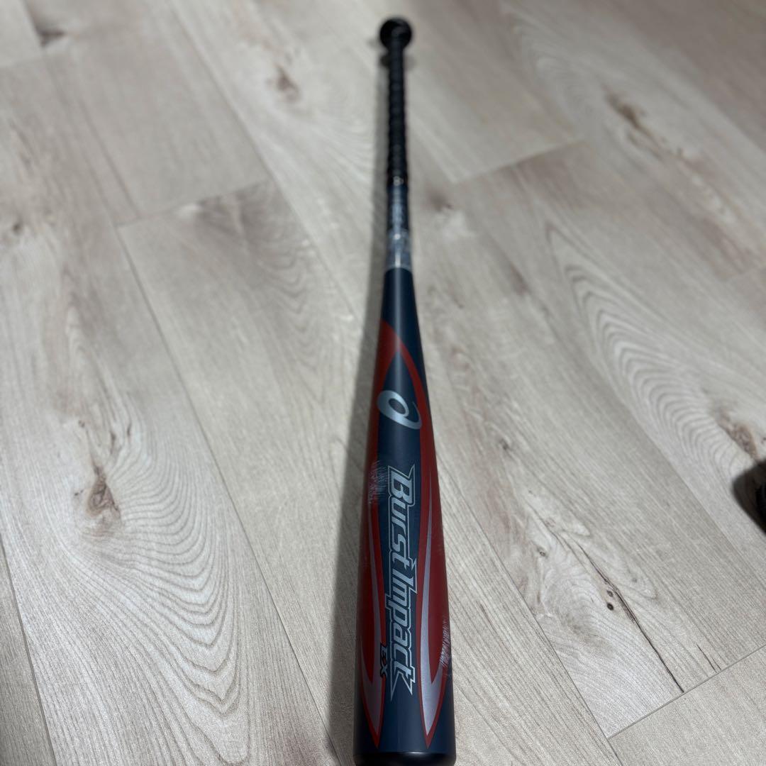 asics Burst Impact ビヨンド　軟式バット 赤/黒