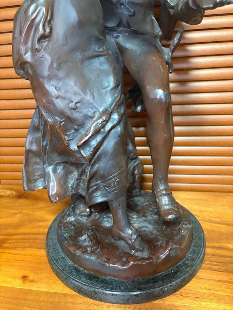 アンティーク　銅製　置物