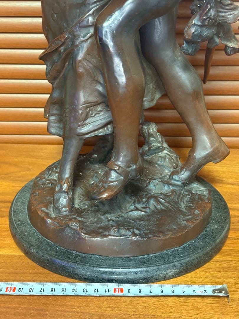 アンティーク　銅製　置物