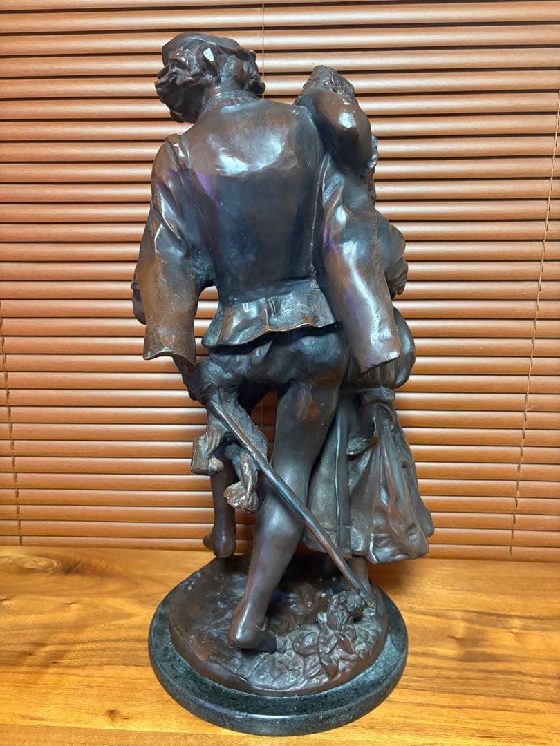 アンティーク　銅製　置物