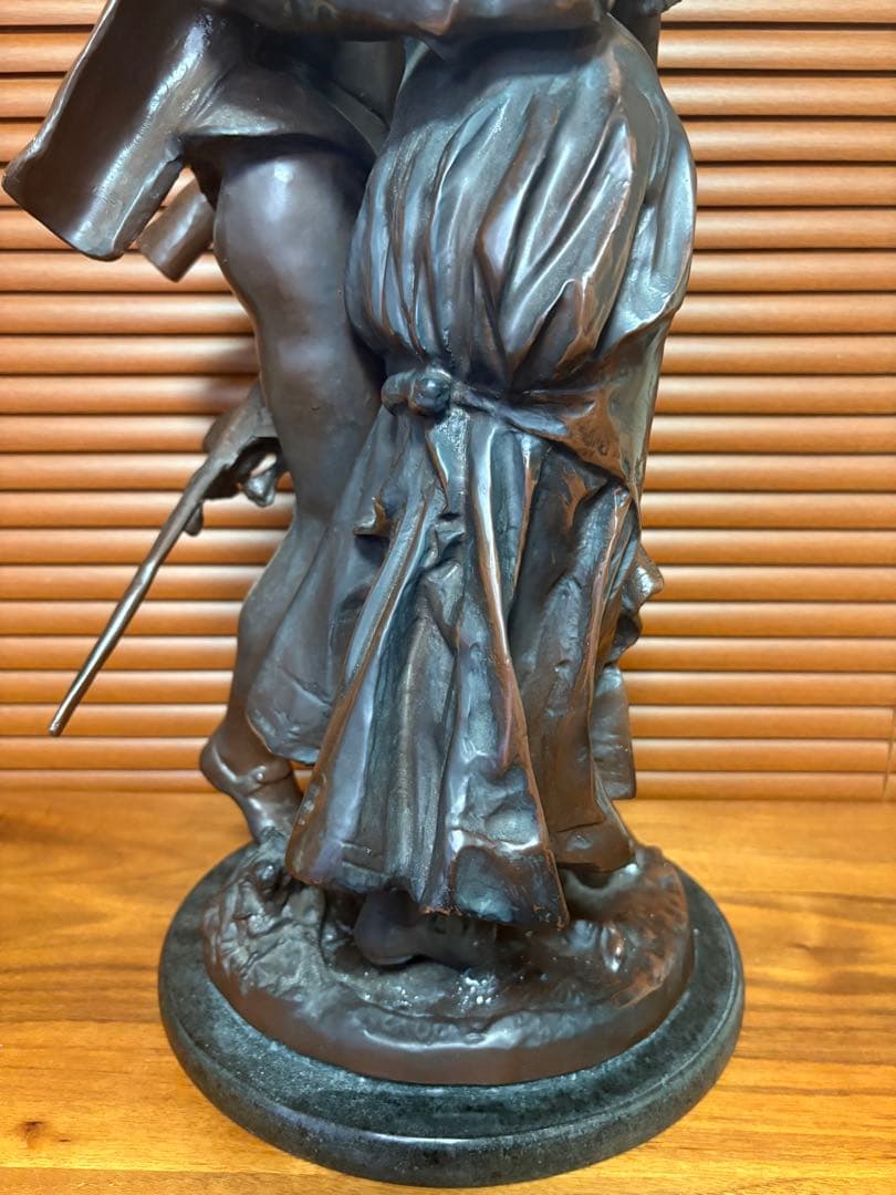 アンティーク　銅製　置物